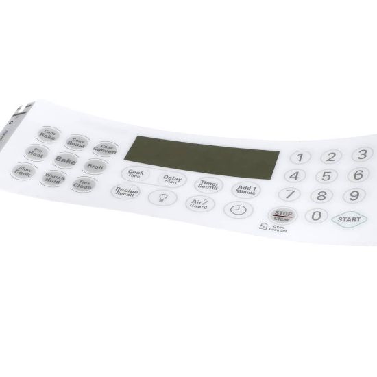 Picture of Electrolux Overlay,clock,white,es535 Part# 316419807