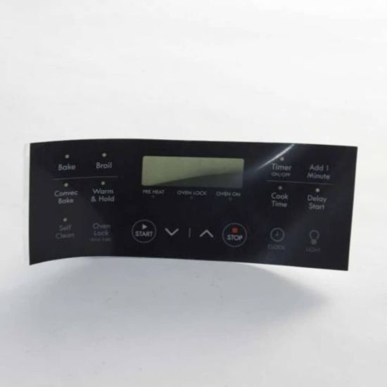 Picture of Electrolux Overlay,clock,black Part# 316633007