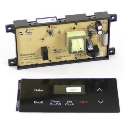 Picture of Electrolux Clock/timer,eoc,black,w/overla Part# 318185339