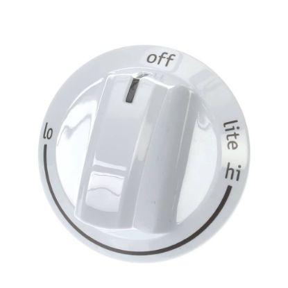 Picture of Electrolux Knob,burner,white Part# 5304504840