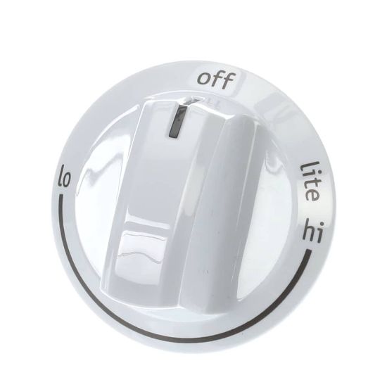 Picture of Electrolux Knob,burner,white Part# 5304504840