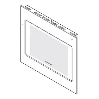 Picture of Electrolux Door Assembly,outer,steel/glas Part# 5304513045