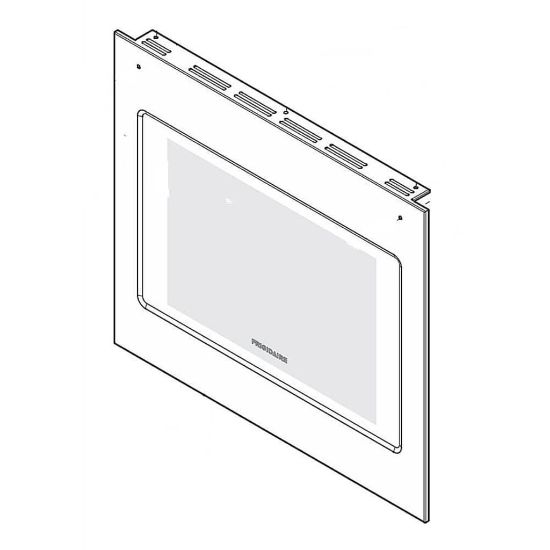 Picture of Electrolux Door Assembly,outer,steel/glas Part# 5304513045