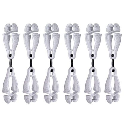 Picture of Ergodyne Squids 3420 Gray Swiveling Dual Clip Holder Part# - 19515-Bulk