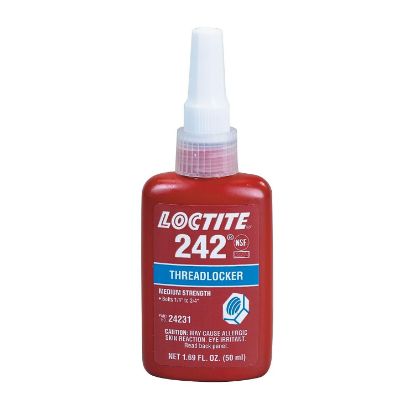 Picture of Loctite® 50-Ml Threadlocker 242Removable Strength Part# - 135355