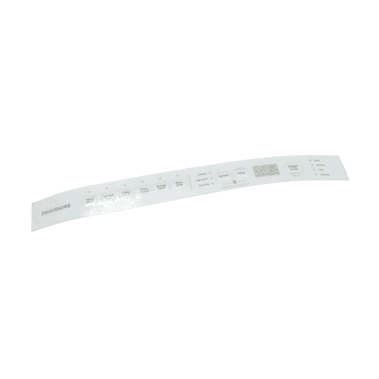 Picture of Electrolux Overlay,control Panel,white Part# 5304519918