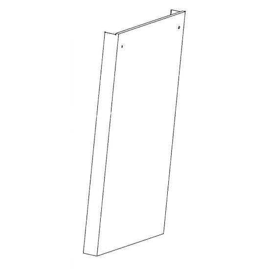 Picture of Electrolux Door,outer,stainless Part# 5304522075