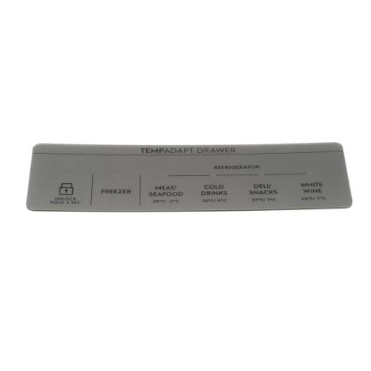 Picture of Electrolux Overlay,user Interface,gray Part# 5304529278