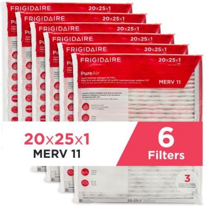 Picture of Electrolux Pa Hvac 20X25x1 Merv11-6 Pk Part# HVAC2025116