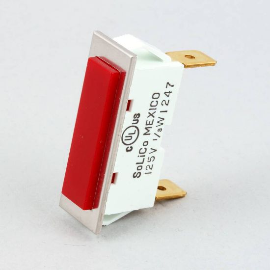 Picture of Frymaster Signal Light 3/8-Inch X 1-5/16-Inch Red 125V Part# 8071060