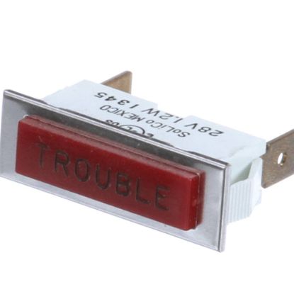 Picture of Frymaster 24V Red Lens Trouble Lam P Part# 8071547