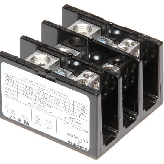 Picture of Frymaster Block 3 Pole 600V 175A Trmnl Part# 8073970