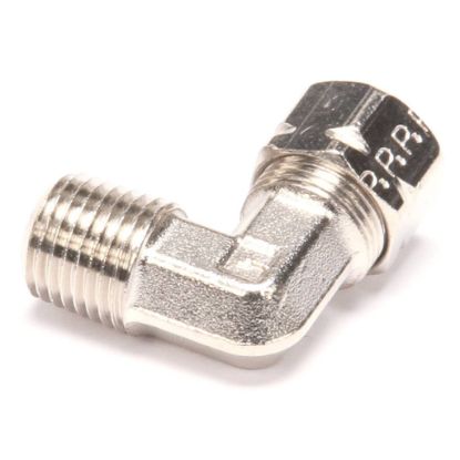 Picture of Frymaster Elbow Mle 3/8Tbe To 1/4 Npt Brs Part# 8130302