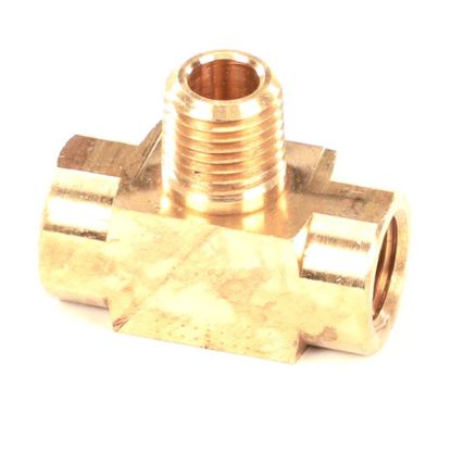 Picture of Frymaster Tee 1/4 Npt Brass Male Branch Part# 8130495