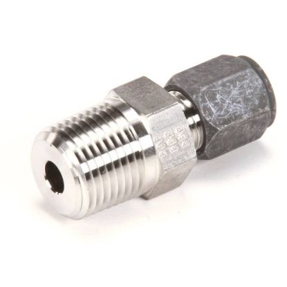 Picture of Frymaster Fitting Cc 1/2Nptx3/8 T Ube S/s Part# 8130852