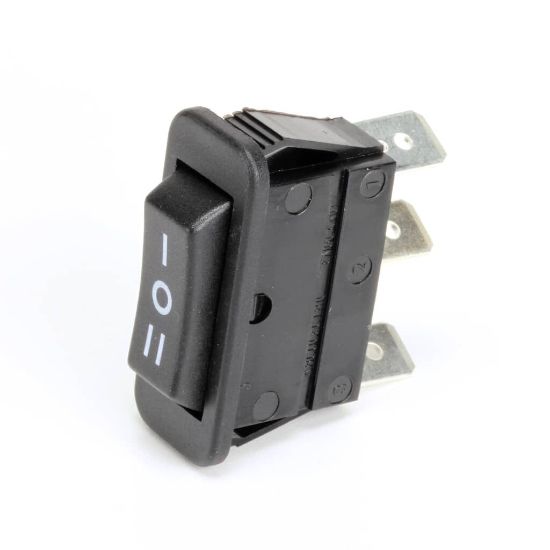 Picture of Garland Switch On/off/on Black Rocker Part# 2630200