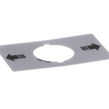 Picture of Garland Push Button Label Part# 4601706