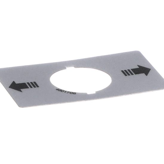 Picture of Garland Push Button Label Part# 4601706