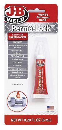 Picture of J-B Weld J-B Perm-A-Lock 6Ml. Redthreadlocker Part# - 27106