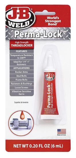 Picture of J-B Weld J-B Perm-A-Lock 6Ml. Redthreadlocker Part# - 27106