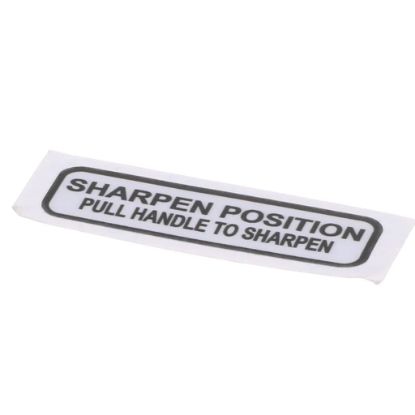 Picture of Globe Sharpener Label Part# 920215