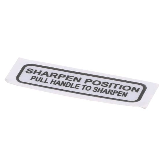 Picture of Globe Sharpener Label Part# 920215