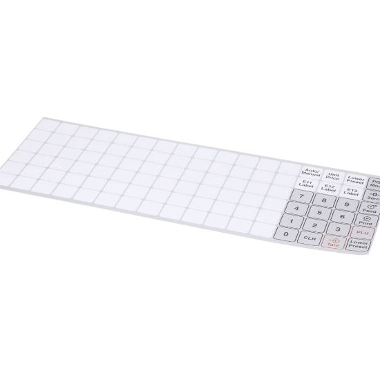 Picture of Globe Overlay, W/ Blank Keys Part# E00826