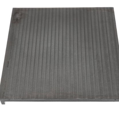 Picture of Globe Upper Left Plate (Grooved) Part# U00689