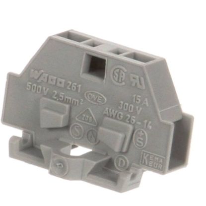 Picture of Globe Connecting Block 2-Con Gray Part# X10029-2G