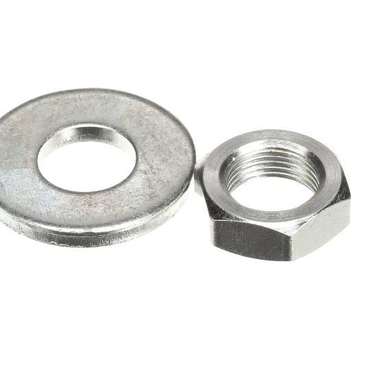 Picture of Globe Stop Nut / Washer Assembly. Part# X30129C