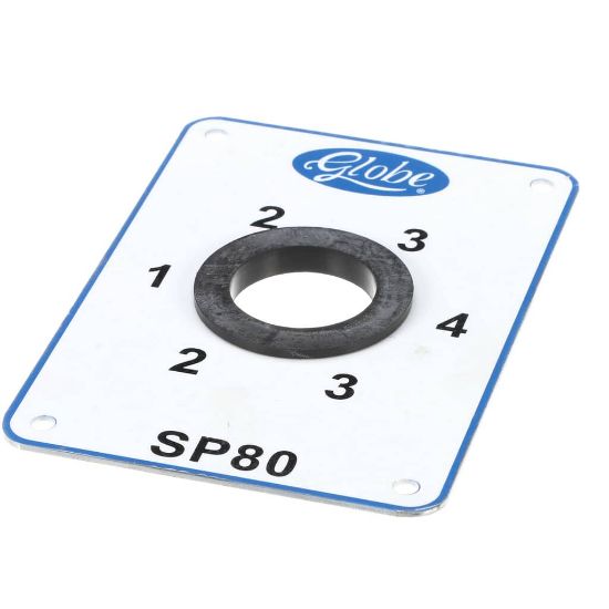 Picture of Globe 1-4 Speed Selection Plate Part# X80E04