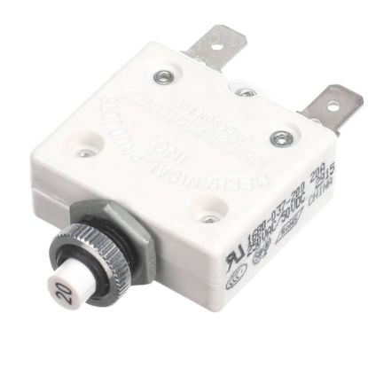 Picture of Grindmaster Cecilware Breaker 20A Panel Mount Part# 346-00058