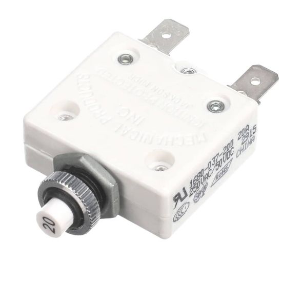 Picture of Grindmaster Cecilware Breaker 20A Panel Mount Part# 346-00058