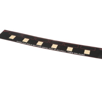 Picture of Grindmaster Cecilware Label Sw Panel Gb6mp Part# 380-00151