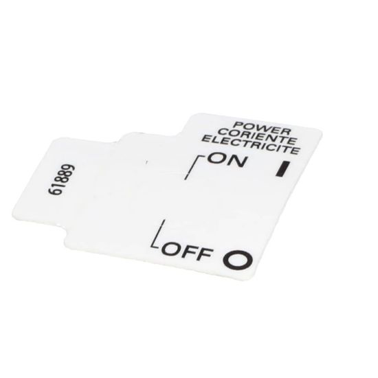 Picture of Grindmaster Cecilware Label Power On/off Pic Part# 61889