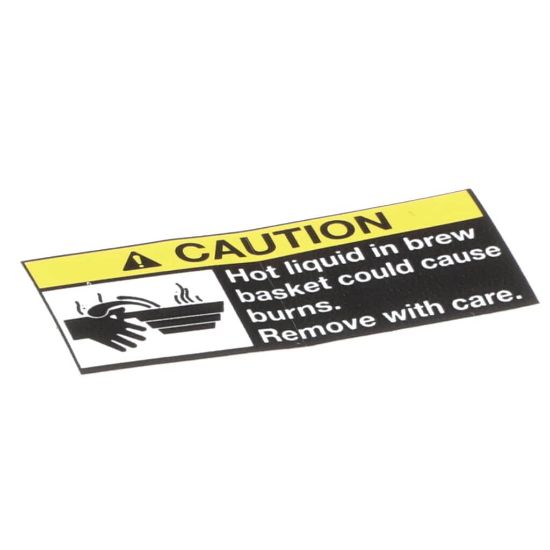 Picture of Grindmaster Cecilware Decal Caution Hot Liq(a71949) Part# 71949
