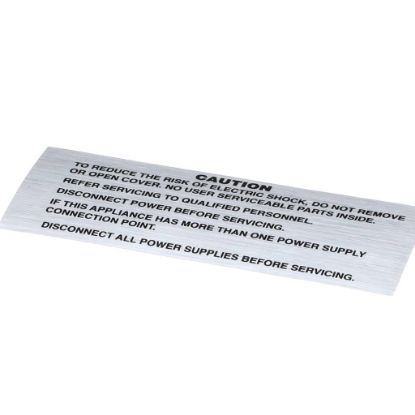 Picture of Grindmaster Cecilware Decal Caution All Amw Equipme Part# A101295