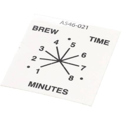 Picture of Grindmaster Cecilware Decal Columbia Timer Part# A546-021