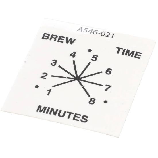 Picture of Grindmaster Cecilware Decal Columbia Timer Part# A546-021