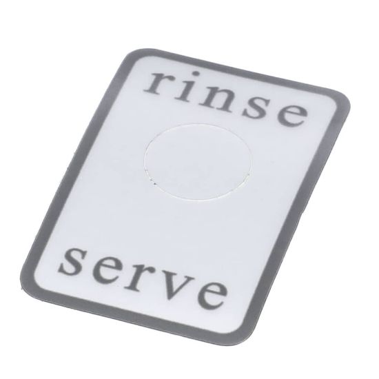 Picture of Grindmaster Cecilware Label Rinse/serve - Gb/java Part# N948AL