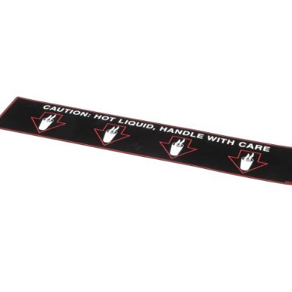 Picture of Grindmaster Cecilware Label Hot Liquid-gb4d/m/s Part# NA93AL