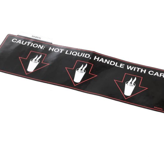 Picture of Grindmaster Cecilware Label Hot Liquid - Gb3 S/java Part# NA88AL
