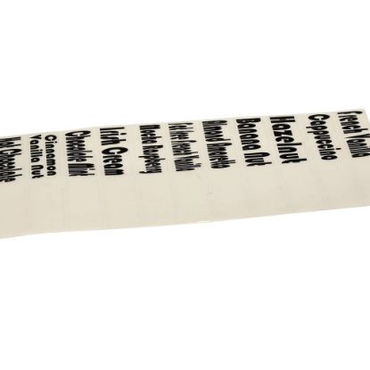 Picture of Grindmaster Cecilware Label_assorted (11 White/11 Black) Part# NB24AL