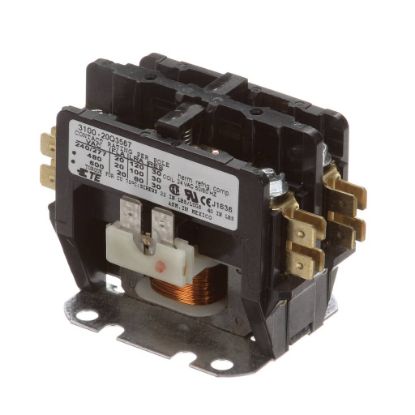 Picture of Grindmaster Cecilware Contactor,240-600v,24vac Coil Part# W0570655