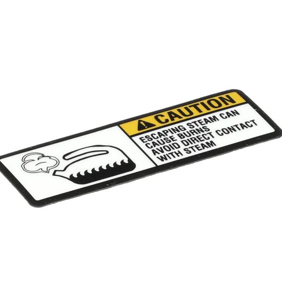 Picture of Groen Label Caution Steam Part# 122853