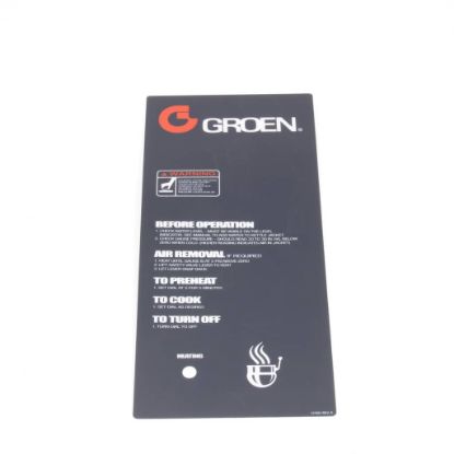 Picture of Groen Overlay Tdb Part# 137803