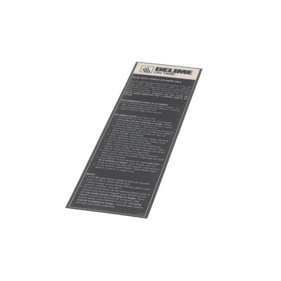 Picture of Groen Label Deliming Instruct Ions Part# 141850