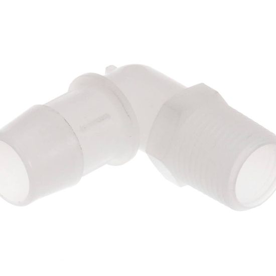 Picture of Groen 1/2-Inch Npt To 3/4' Barb 90 Deg Part# 142548