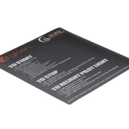Picture of Groen Overlay Braising Pan Mi Llivolt Ignition Manual Part# 146198