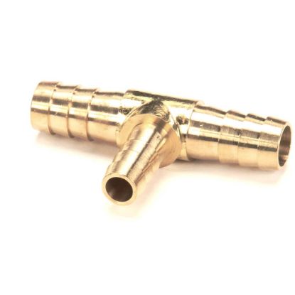 Picture of Groen Brass Tee 1/2 X 3/8 X 1/ 2 Barbed Part# 162889